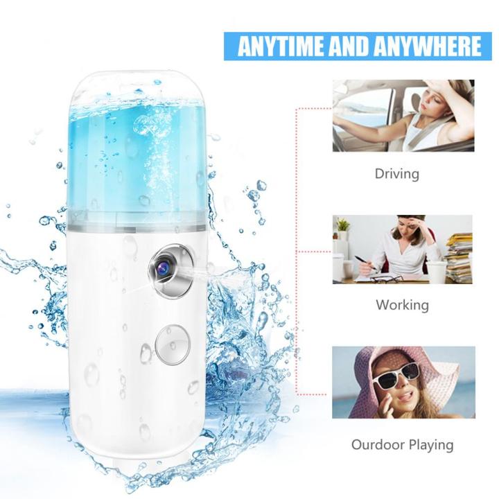 Mini Nano Face Steamer Or Sprayer Rechargeable (random Color)