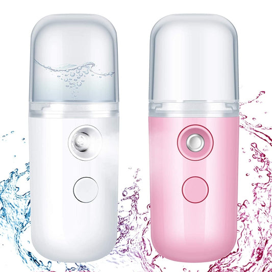 Mini Nano Face Steamer Or Sprayer Rechargeable (random Color)